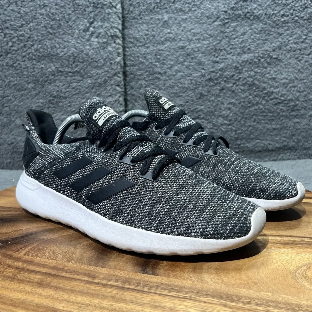 ADIDAS Mens Size 10 Gray‎ Lite Racer BYD Sport Sneaker Athletic Shoes NO INSOLES